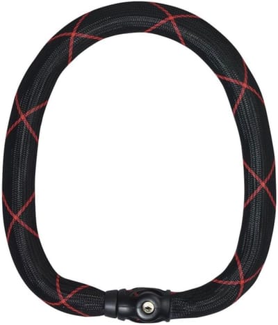 Famanu - Kettingslot – fietsslot van gehard staal – 10 mm dikke ketting – veiligheidsniveau 13 – 85 cm