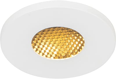 Qazqa badkamer inbouwspot, inbouwlamp - Shed - wit , max. 50W, geschikt voor led, 8.5cm, rond, IP54, ideale badkamerlamp lamp