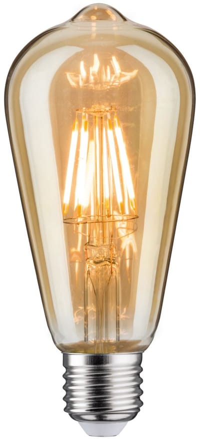 1879 Filament 230 V LED-kolf Rustika E27 Dim 480lm 6W 1700K dimbaar Goud