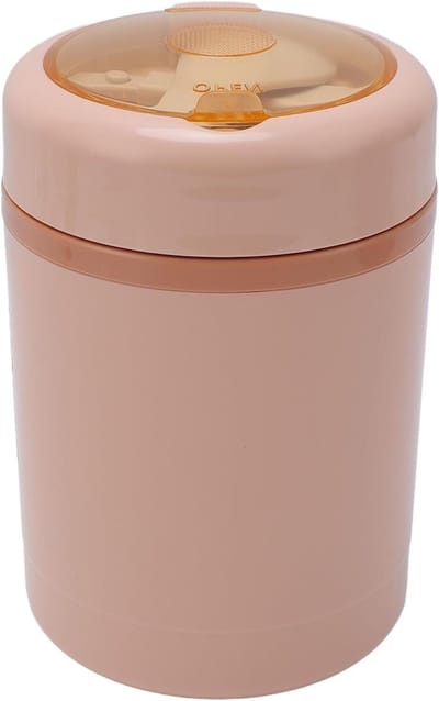Elektrische Lunchbox - Voedselverwarmer Draagbaar - Warme Lunch Meenemen - Roestvrijstalen Binnenkant - 600 ml - Roze