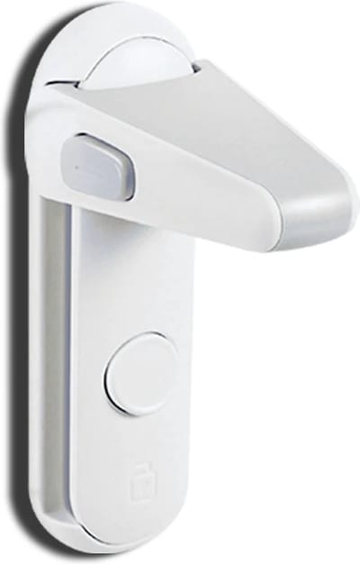 DINelek - Deurklink Vergrendeling - 1 Stuk - Privacy Slot - Baby Veiligheid - Deurklink slot - Ook voor Huisdieren - Kinderslot Deur - Slot voor U Zelf - Veiligheid Huisdieren Kinderbeveiliging - Baby proof