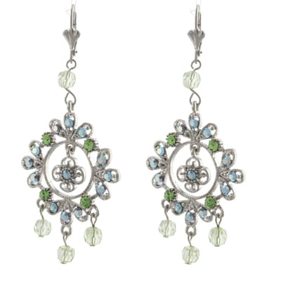 Behave - Oorbellen blauw groen - kleurrijk boho design - zomer & festival