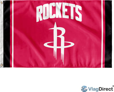 VlagDirect - Houston Rockets vlag - Houston Rockets basketbalteam vlag - 90 x 150 cm.