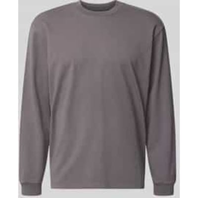 Loose fit shirt met lange mouwen van puur katoen
