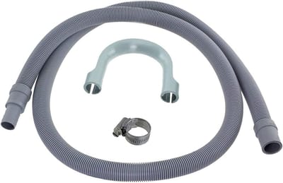 Afvoerslang Uitbreiding - Vaatwasser Slang - Vaatwasser Reparatie - Geïntegreerde Adapter - 1.5 Meter - Zwart