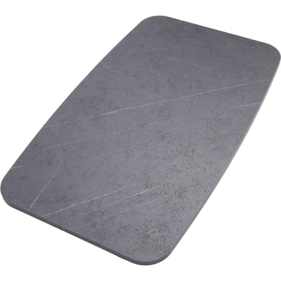 Tafelblad camper 29,53x17,72 inch Massief Hout Rechthoekig Boot Tafelblad Paneel met Marmerpatroon voor Marine Jacht Camper