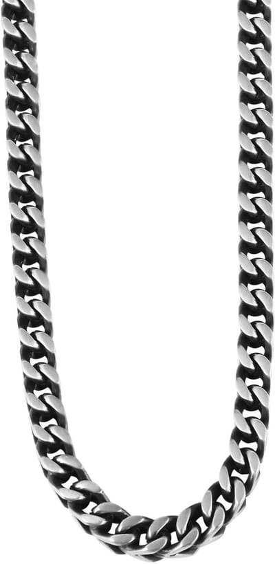 AKZENT Akzent Herenketting "Cassian" pantserketting 50 cm - zilverlook 50-70