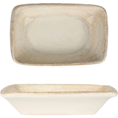 Bonna Serveerschaal - Patera - Porselein - 14x8 cm - set van 2