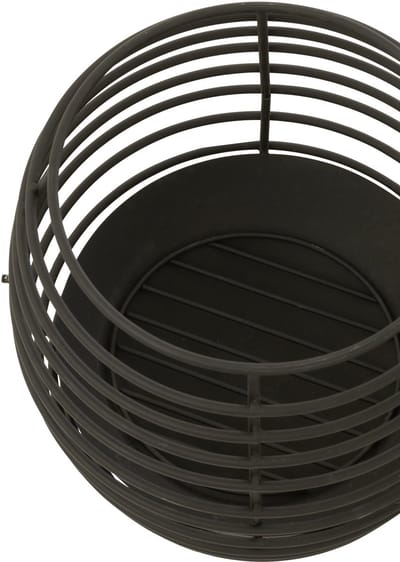 J-Line vuurschaal Rond Rinds - ijzer - zwart - small