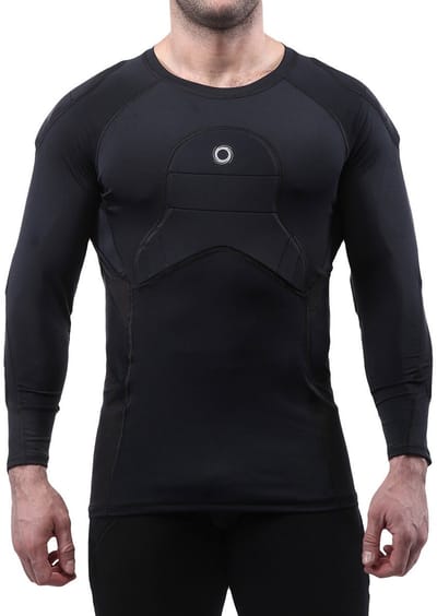 Elite Sport Body Shield Protection Shirt L.M. Kinderen - Zwart | Maat: 14