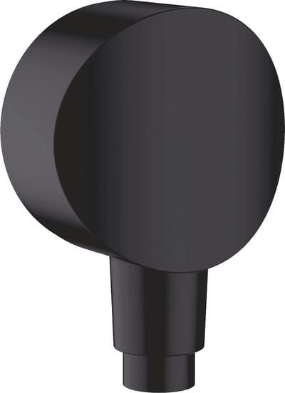 hansgrohe Wandaansluiting FixFit S, slangaansluiting met terugslagklep, matzwart
