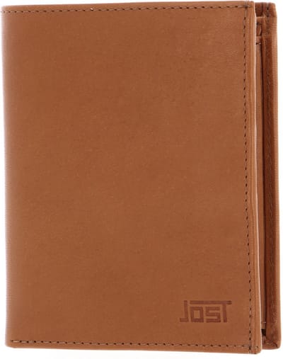 JOST Leren Portemonnee Futura Wallet Cognac Lichtbruin