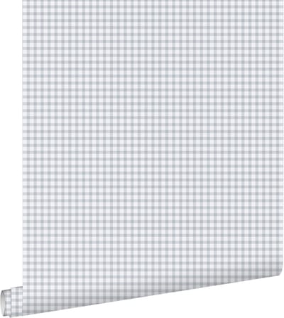 ESTAhome behang ruitjes blauw - 50 x 900 cm - 131644