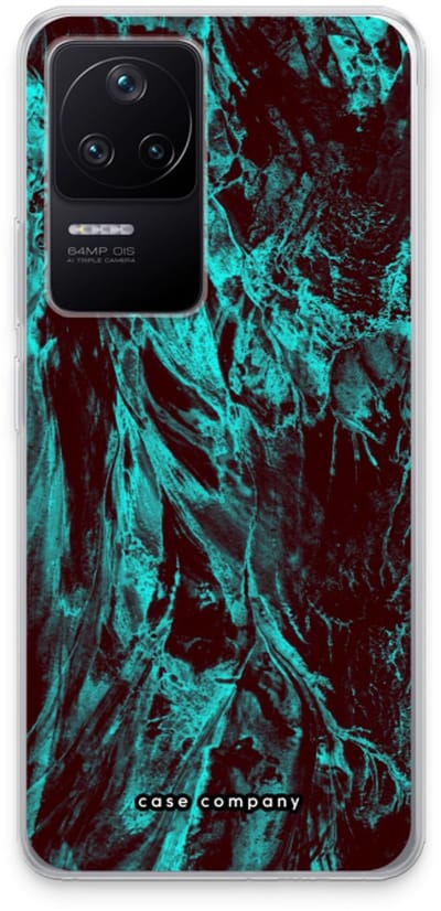 Case Company® - Hoesje geschikt voor Xiaomi Poco F4 hoesje - Ice Age - Soft Cover Telefoonhoesje - Bescherming aan alle Kanten en Schermrand