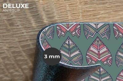 Placemats - 6 stuks - 45x30 cm - Placemat kunststof - Patronen - Tribal - Retro - Borden onderleggers - Decoratie voor op tafel - Keuken tafeldecoratie accessoires - Vinyl onderlegger - Tafelversiering