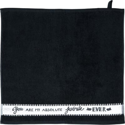 DUTCH ROSE ZWART-WIT KEUKENDOEK FAVORITE
