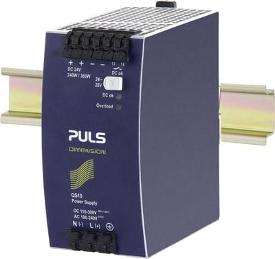PULS QS10.241-D1 DIN-rail netvoeding 24 V/DC 10 A 240 W Aantal uitgangen:1 x Inhoud 1 stuk(s)