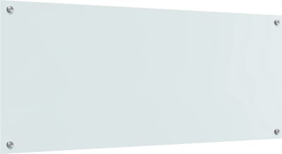 vidaXL - Keukenachterwand - Wit - 120 - x - 50 - cm - gehard - glas
