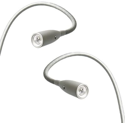 Elegante LED Bedlamp Set van 2 met Flexibele Armen voor Hoofdeinde