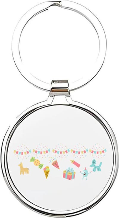 Akyol - verjaardag Sleutelhanger - Happy birthday - jarigen - gefeliciteerd - verjaardagscadeau - klein kadootje - gift - geschenk - geslaagd - diploma - geslaagden - 4 x 7,5 CM