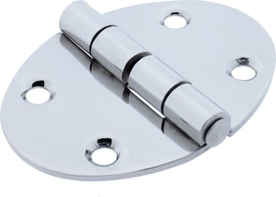 Luikscharnier 51x35x2,0mm L1 25,5mm Rvs 304