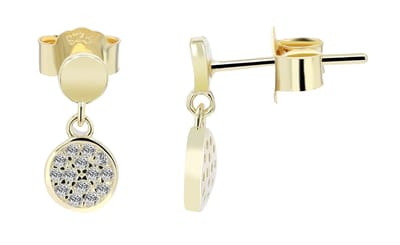 AKZENT Akzent damesoorbellen "Elimar" van 925 Sterlingzilver, gerhodineerd, duurzaam