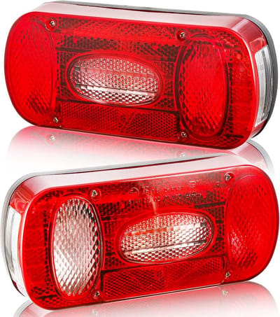Achterlichtenset voor aanhanger met 7 functies - waterdicht en goedgekeurd - 12V - 2 stuks