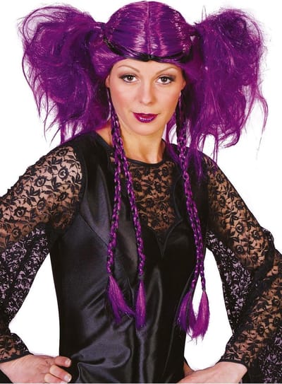 Halloween dewi pruik ROOD