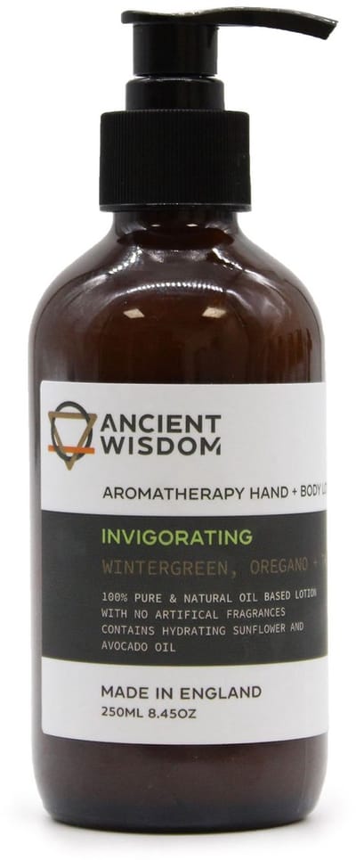 Ancient Wisdom - Bodycare - Hand- en bodylotion met wintergroen, oregano en tijm 250 ml - huidverzorging - moisturizer - lotion - verzorging - crème
