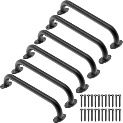 Metalen Kinderveiligheidshandvat 43 cm - Zwart Trap Leuning voor Binnen Buiten
