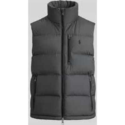 Regular fit bodywarmer met gestikt logo