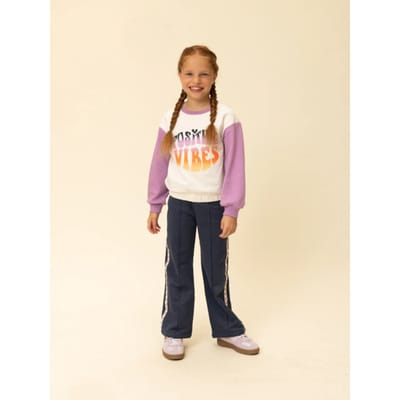 LOOXS Little Meisjes sweaterseizoen - Maat 98 in de kleur Gebroken Wit van 95% Cotton 5% elastan - 2601-7311-001