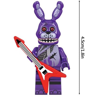 Schattige Freddy Bonnie Mini Blokken Ornament Hot Games Figuur Cartoon Assembly Blokken Speelgoed Feestartikelen Kinderen Cadeaus AS SHOWN