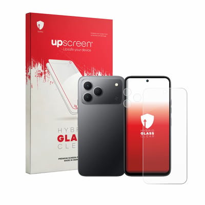 upscreen - Screenprotector voor Tecno Spark 50 4G (Voor+Camera) - Folie Beschermfolie Beschermglas transparant