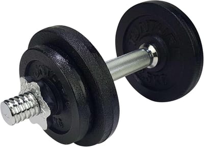 Halters Set - Gewichten Set - Kracht Training - Verstelbaar Gewicht - 10 kg Totaal - Zwart