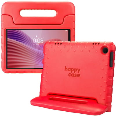 HappyCase Kinder Tablethoes Geschikt voor Lenovo Tab M10 Gen 4 (2025) | Kindvriendelijke Hoes | Beschemhoes | Kinderhoes | met Handvat en Standaard | Rood