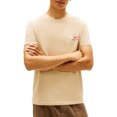 T-shirt Tommy Hilfiger Slim Sign Chest Logo Hommes
