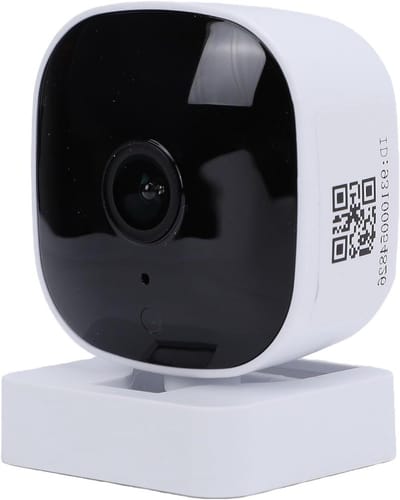 Raambeveiligingscamera - Buitencamera Binnenzijde - Huisbewaking Buiten - AI Anti Glare Technologie - 9.5 x 9 x 8.5 cm - Wit