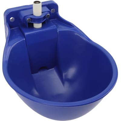 Abreuvoir pour vaches d'extérieur en plastique épaissi grande capacité remplissage automatique distributeur d'eau pour vaches pour ferme blue