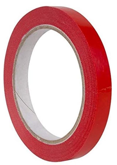 Rode Plakband Set - Extra Sterk - 12 Rollen Rood Tape van 12mm x 66m
