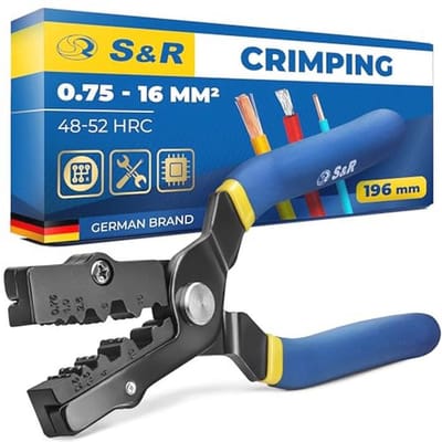Krimptang voor adereindhulzen 0,75-16 mm² – Professioneel gereedschap voor nauwkeurig persen
