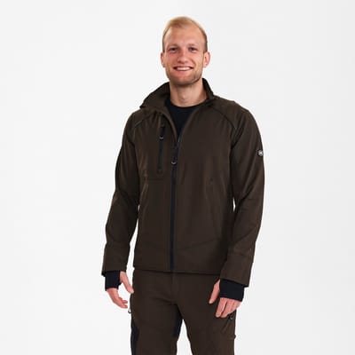 Engel X-treme werkjack met 4-weg stretch 1366-317 - MOCHA BROWN - L