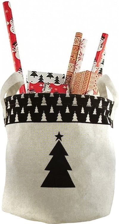Kerst - Cadeauzak - Opberg Zak - Dia 40 X H50cm - 100% Polyester
