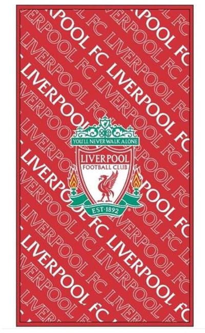 Liverpool FC Strandlaken - 70x140 cm - Rood
