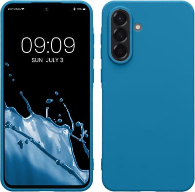 kwmobile telefoonhoesje geschikt voor Samsung Galaxy A56 5G - Hoesje voor smartphone - Back cover in rifblauw