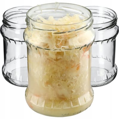 KADAX Pot 500 ml potten Mason Jar Honingjam Glas 0,5 L 16 stuks Fi 82
