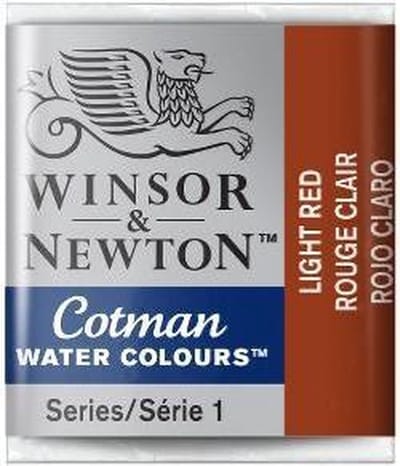 W&N Cotman Aquarelverf Half Napje Light Red