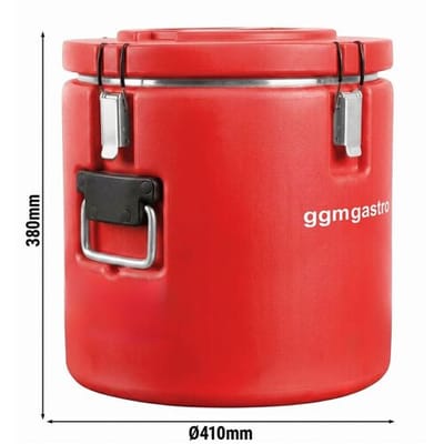 GGM Gastro Thermo-Transportbehälter - 30 Liter - Höhe: 380mm - mit Spannverschlüssen - stapelbar