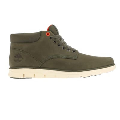 Timberland Heren Bradstreet Leren Mid Cut Sneakers (Groen)