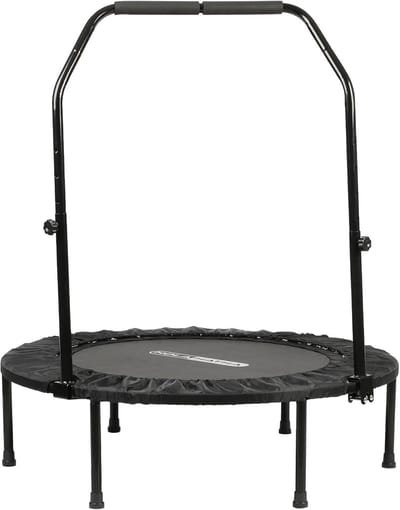 Inklapbare fitness trampoline 40 inch met verstelbaar handvat | Max 200 kg